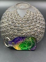 Stamped Leather Keychain - Music