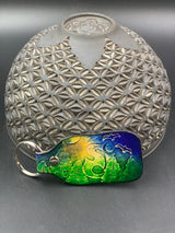 Stamped Leather Keychain - Music