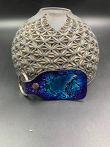 Stamped Leather Keychain - Crow/Raven