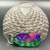 Stamped Leather Keychain - Trees