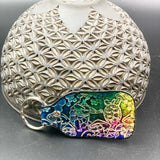 Stamped Leather Keychain - Terrapins