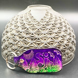 Stamped Leather Keychain - Music