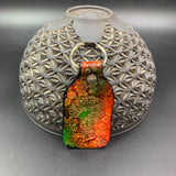 Stamped Leather Keychain - Music