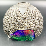 Stamped Leather Keychain - Trees