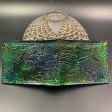 Carved Leather Bifold Wallet - Skeleton