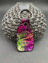 Stamped Leather Keychain - Z