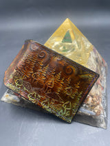 Stamped Leather Bifold Wallet - Sacred Nature