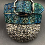 Stamped Leather Belt - Boognish Circuit