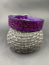 Medium Stamped Leather Dog Collar - Grateful