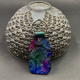 Stamped Leather Keychain - Music