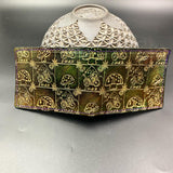 Stamped Leather Bifold Wallet - Bicycle Day