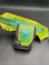 Stamped Leather Utility Hip Belt - Octo