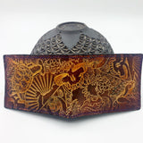 Stamped Leather Bifold Wallet - Grateful