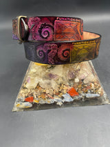 Stamped Leather Belt - Question Mark Funk
