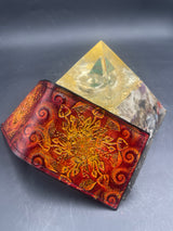Stamped Leather Bifold Wallet - Sacred Nature