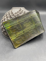 Stamped Leather Bifold Wallet - Funk