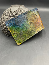 Stamped Leather Bifold Wallet - Aphex