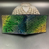 Stamped Leather Bifold Wallet - Terrapin