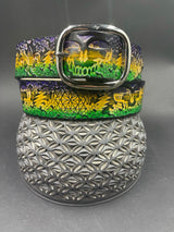 Stamped Leather Belt - Grateful