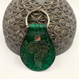 Stamped Leather Keychain - Music