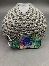 Stamped Leather Keychain - Music