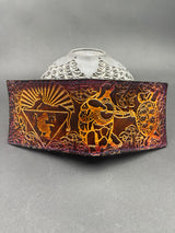 Stamped Leather Bifold Wallet - Sphinx