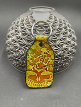 Stamped Leather Keychain - Grateful