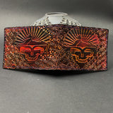 Stamped Leather Bifold Wallet - Sphinx