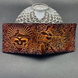 Stamped Leather Bifold Wallet - Terrapin