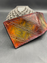 Stamped Leather Bifold Wallet - Funk