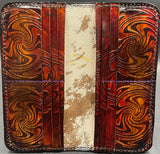 Stamped Leather Bifold Clutch - Wigwag