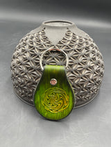 Small Stamped Leather Keychain - Wig Wag