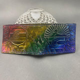 Stamped Leather Bifold Wallet - Sphinx