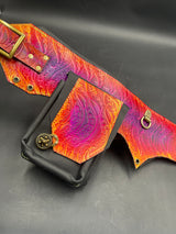 Stamped Leather Utility Hip Belt - Octo