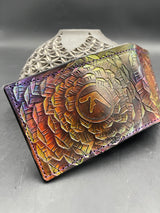 Stamped Leather Bifold Wallet - Aphex