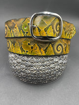 Stamped Leather Belt - Panic