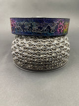 Medium Stamped Leather Dog Collar - Grateful