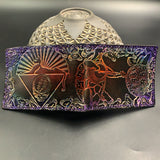 Stamped Leather Bifold Wallet - Terrapin