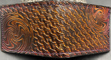 Stamped Leather Bifold Wallet - Wig Wag