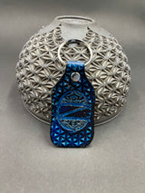 Stamped Leather Keychain - Z