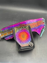 Stamped Leather Utility Hip Belt - Nature