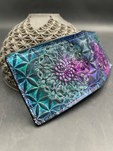 Stamped Leather Bifold Wallet - Mandala
