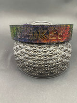 Medium Stamped Leather Dog Collar - Grateful