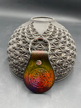 Small Stamped Leather Keychain - Wig Wag