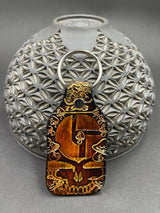 Stamped Leather Keychain - Grateful