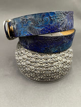 Stamped Leather Belt - Circuit