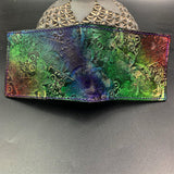 Stamped Leather Bifold Wallet - Bicycle Day