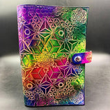 Stamped Leather Journal - Triangles