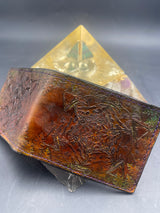 Stamped Leather Bifold Wallet - Sacred Nature