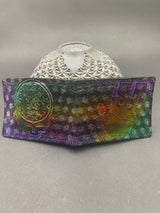 Stamped Leather Bifold Wallet - Grateful